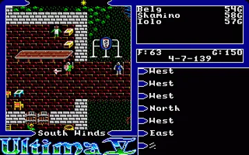 Ultima V - Warriors of Destiny_Disk1 screen shot game playing